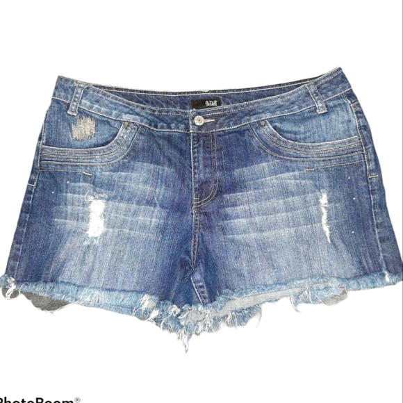 a.n.a Pants - a.n.a distressed jean shorts